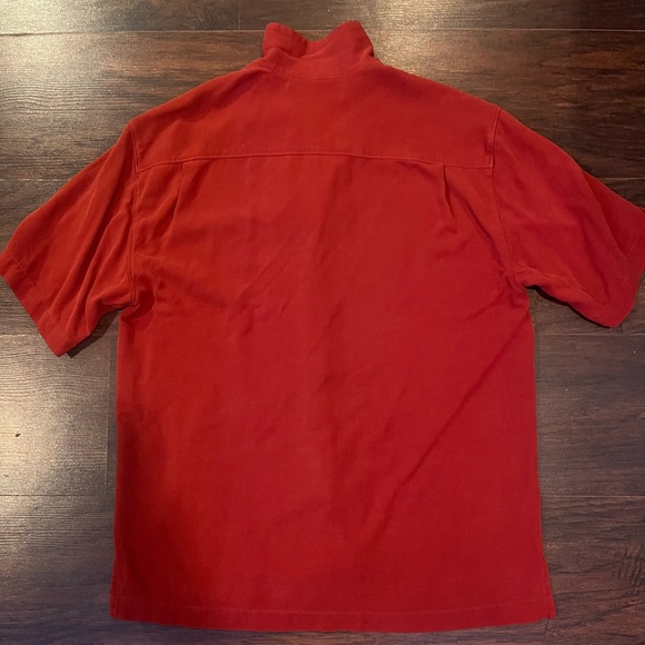 Tommy Bahama Men's Red Casual Button Down Shirt - Picture 5 of 5